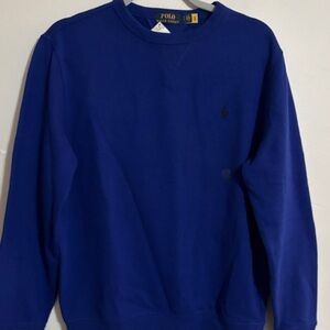 Polo by Ralph Lauren Men's Royal Blue Crewneck Sweater